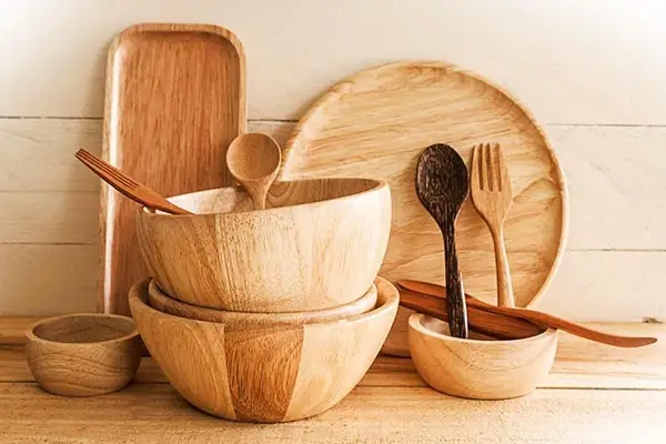 چوب برای ظروف چوبی